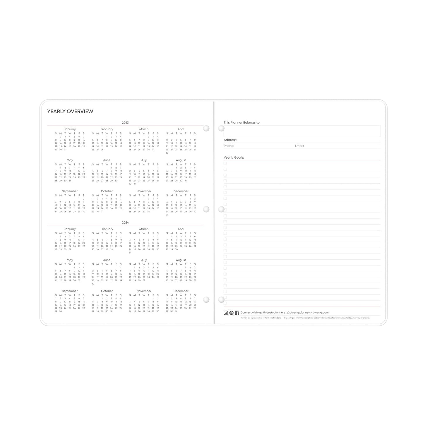 Blue Sky� Keiki Monthly Planning Calendar, 8-1/2" x 11", Multicolor, January to December 2023, 138871