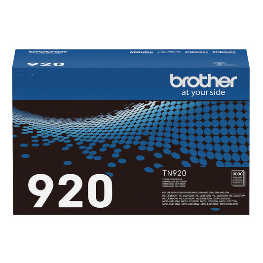 Brother Genuine TN920 Standard Yield Toner Cartridge, , HL-L5210DN, HL-L5210DW, HL-L5210DWT, HL-L5215DW, HL-L6210DW, HL-L6210DWT, HL-L6310DW,MFC-L6810DW