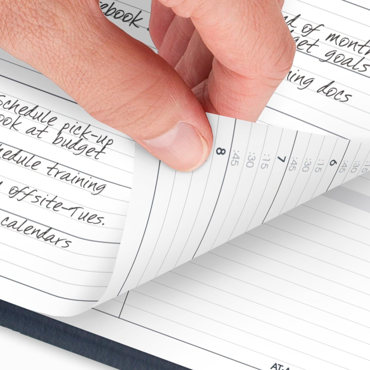 AT-A-GLANCE 2025 Appointment Book Planner, Weekly, 8-1/4" x 11", Large, Quarter-Hourly, Navy (709502025)
