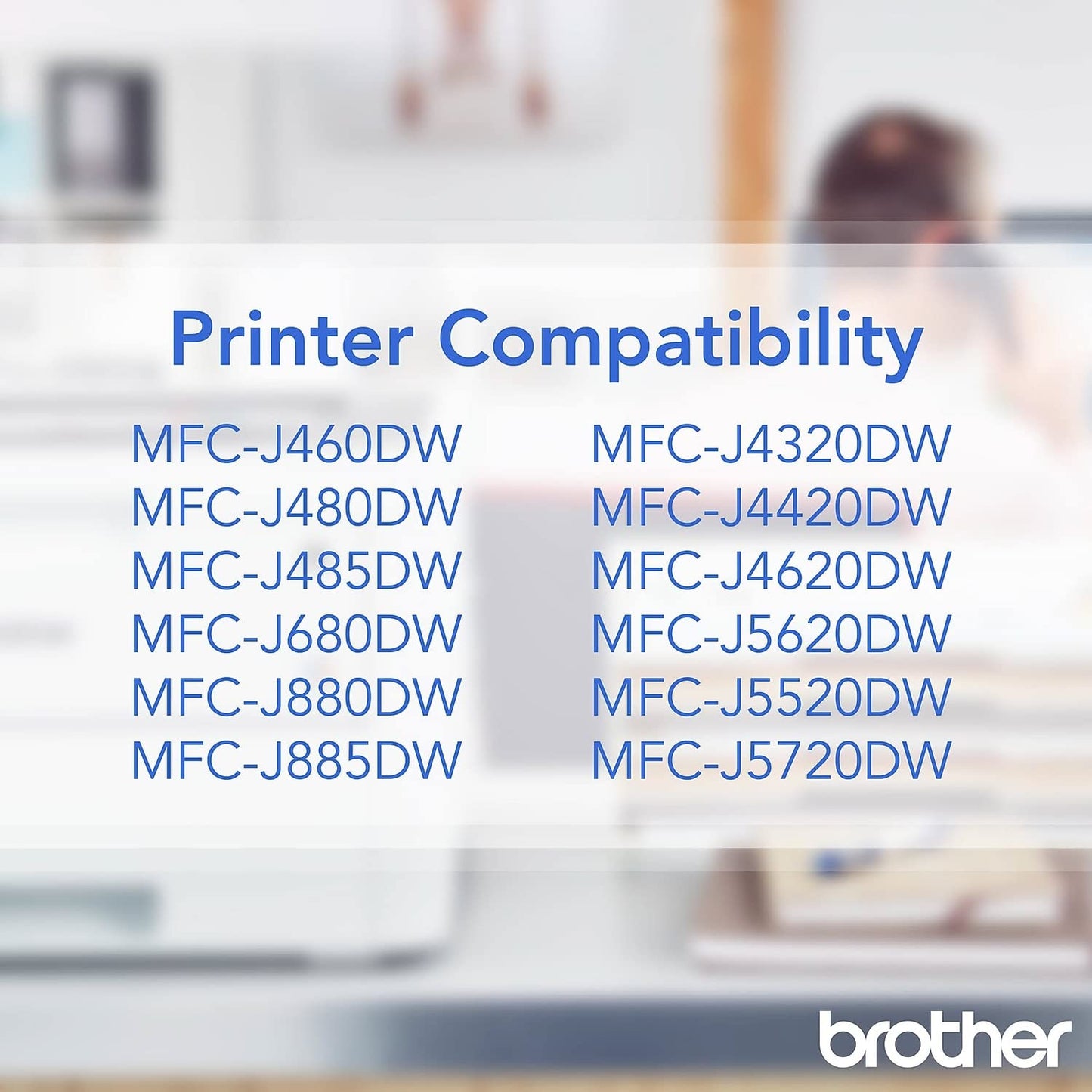 Brother Printer LC203C High Yield Ink Cartridge, Cyan