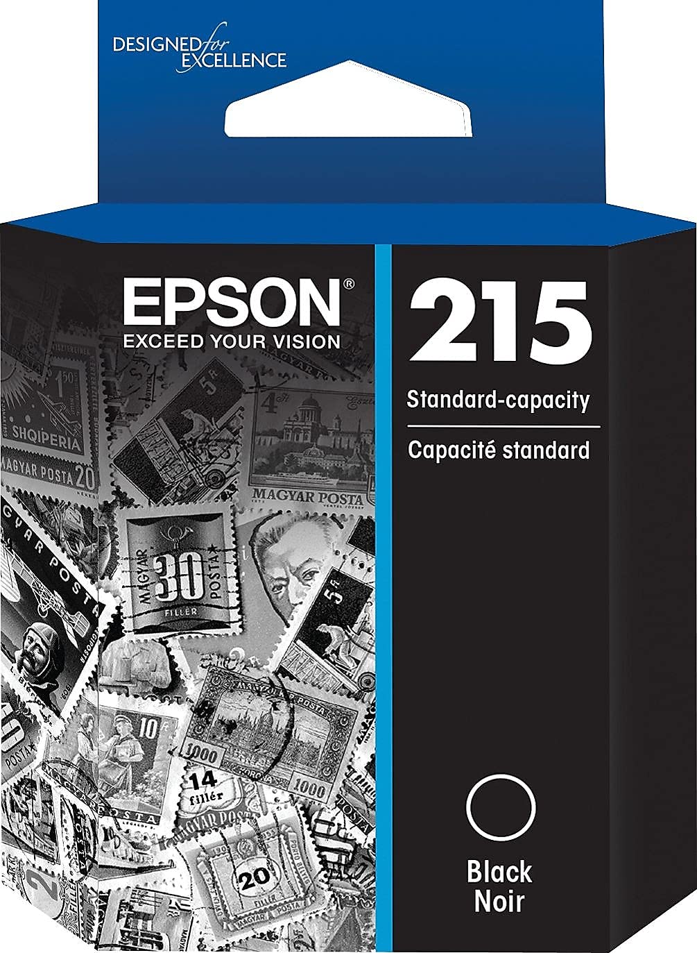 EPSON 215 Ink Standard Capacity Black Cartridge (T215120-S) Works with WorkForce WF-100, WF-110, EC-110
