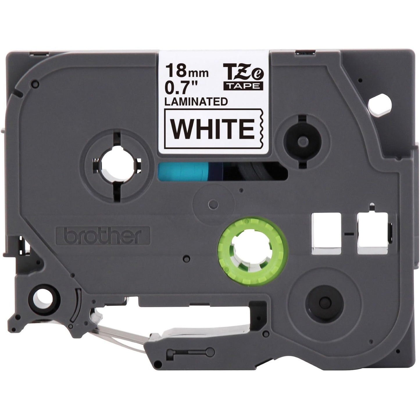 Brother Genuine P-Touch TZE-241 Tape, 3/4" (0.70") Standard Laminated P-Touch Tape, Black on White, Perfect for Indoor or Outdoor Use, Water Resistant, 26.2 Feet (8M), Single-Pack