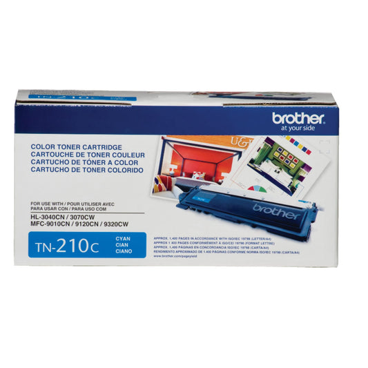Brother® TN-210C Cyan Toner Cartridge,Blue
