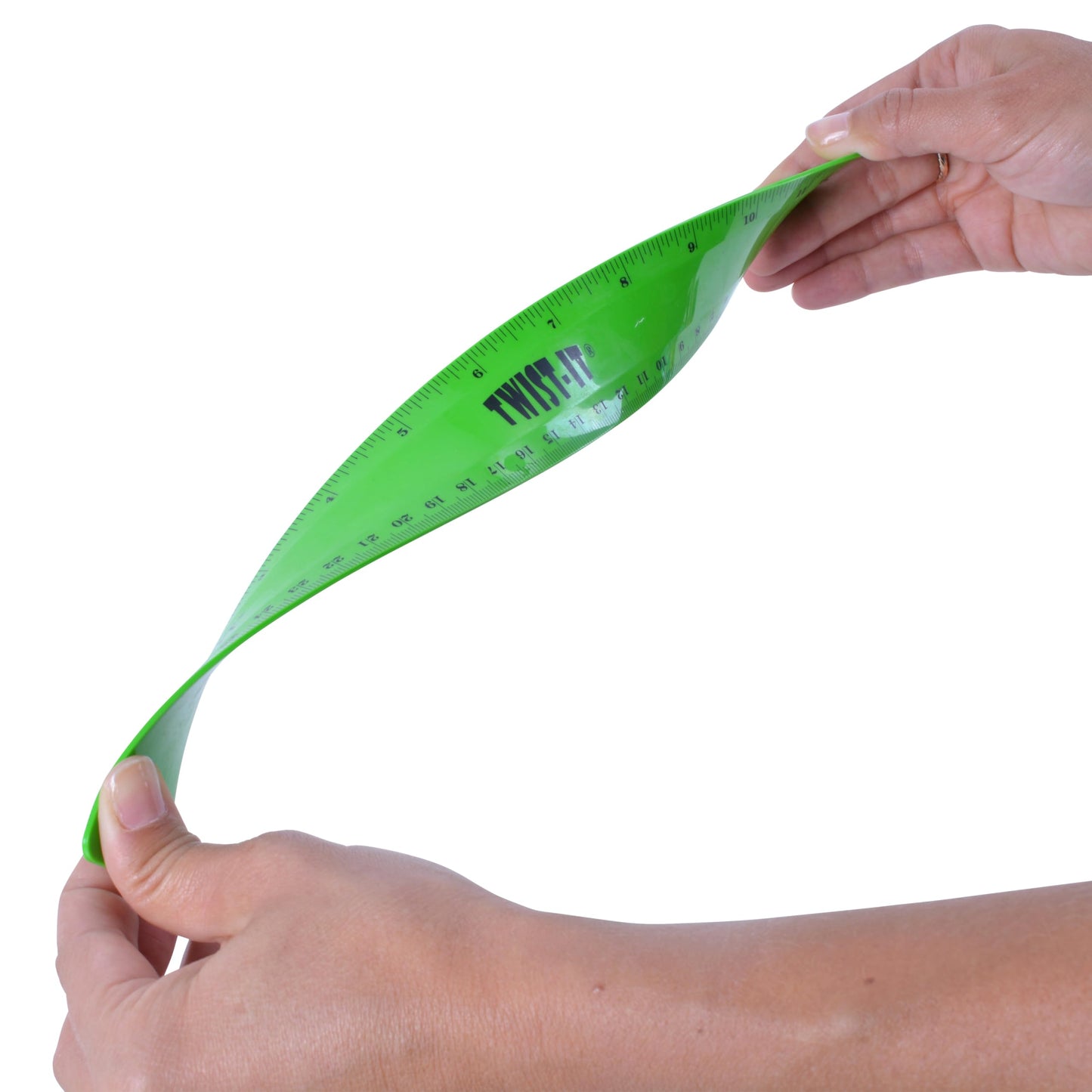 Westcott 12" Twist It Flexible Ruler, Assorted Colors