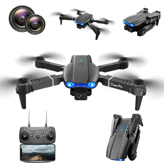 Generic E99 Pro Professional Entry-Level Drone, Dual Camera FPV WiFi, High Altitude Hovering, Outdoor Party Overhead Shot, Beginner Gift, Balck