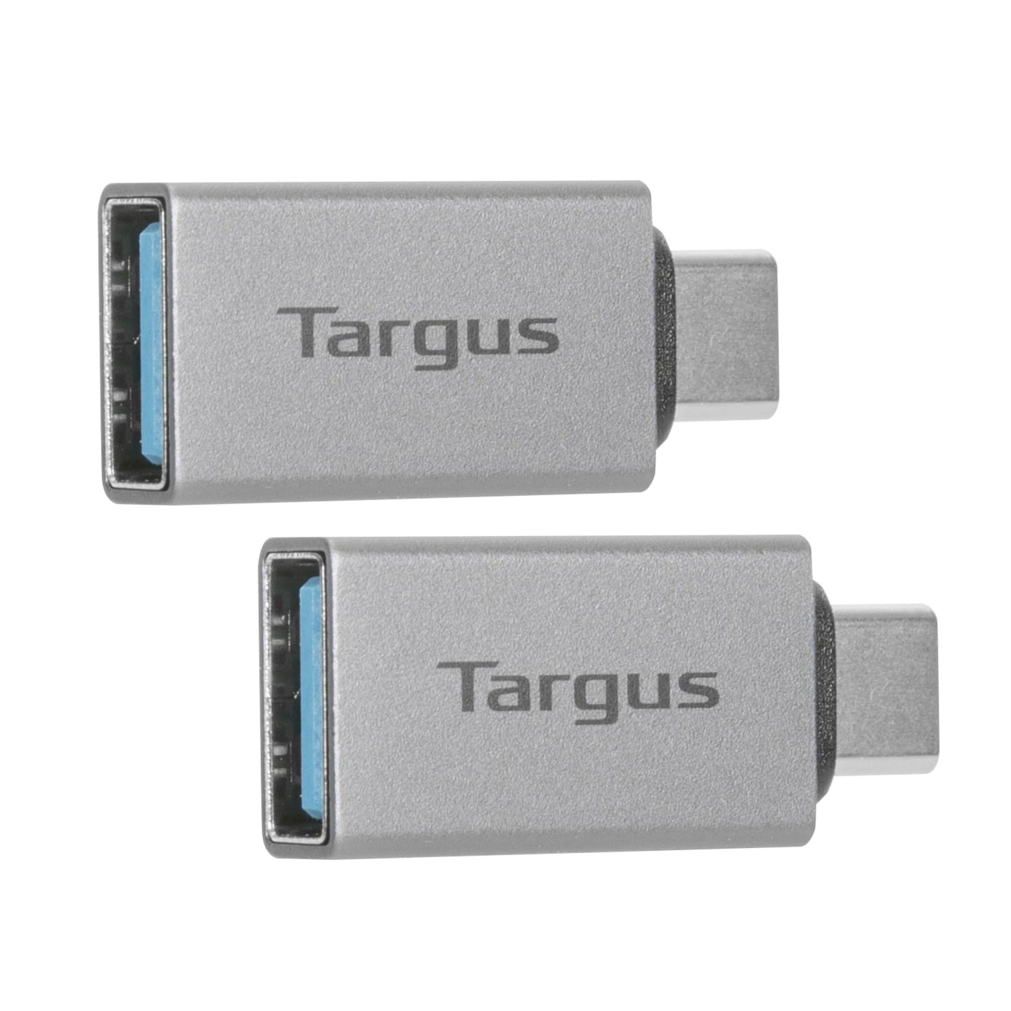 Targus� USB-C to USB-A Adapters, Silver, Pack of 2 Adapters, ACA979GL