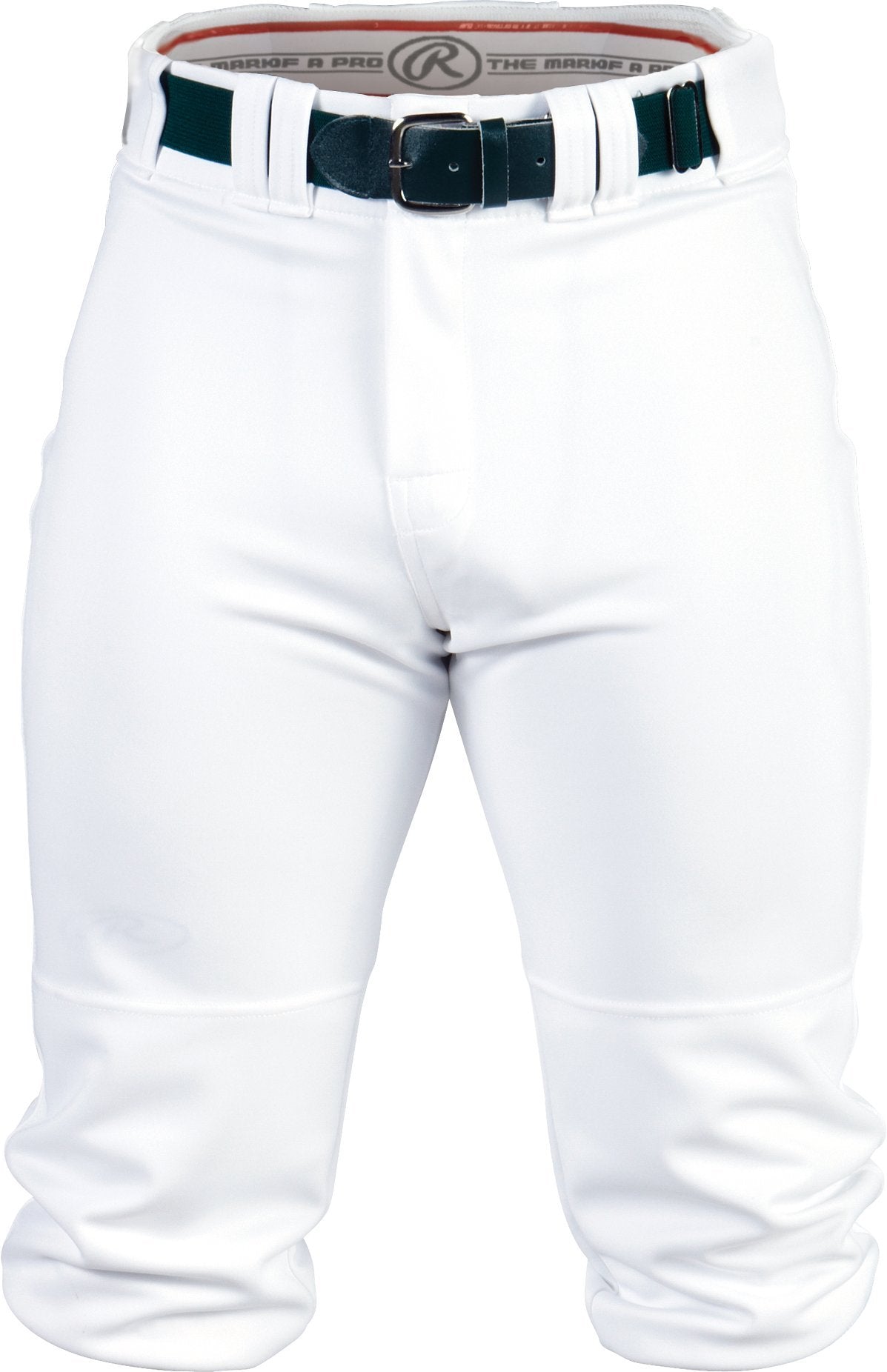 Rawlings PRO 150 Series Game/Practice Baseball Pant, Youth, Solid Color, Knicker, White, Small