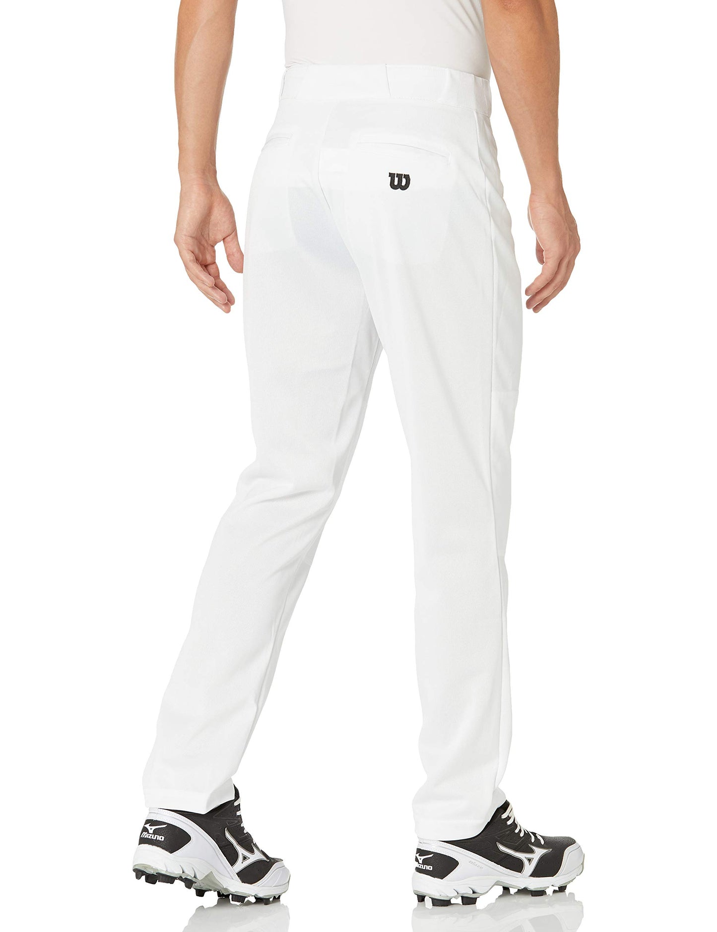 WILSON Men's Classic Relaxed Fit Baseball Pant, White, XX-Large