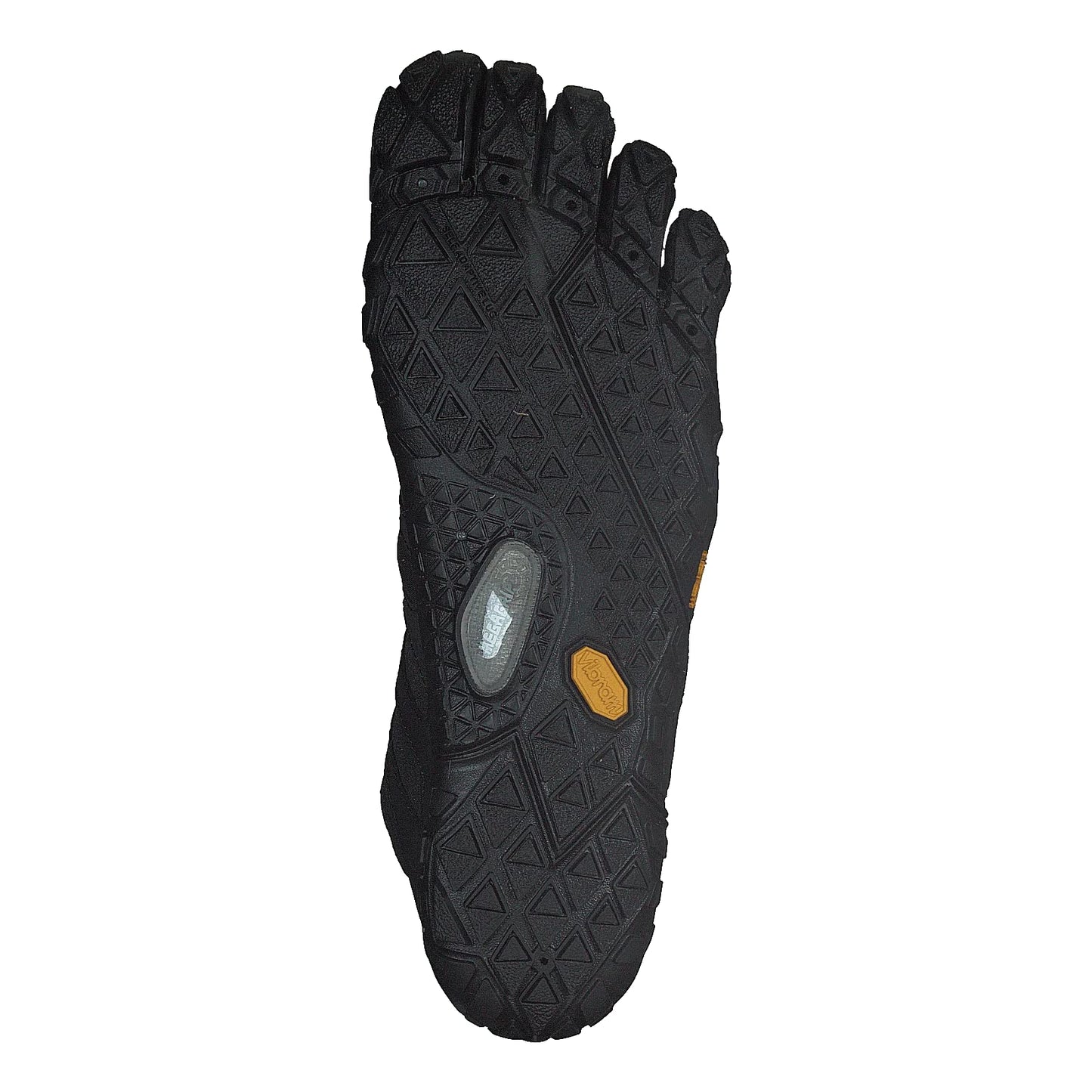 Vibram Women's FiveFingers V-Trail 2.0 Shoe, Black/Yellow, 39 EU / 8-8.5 US