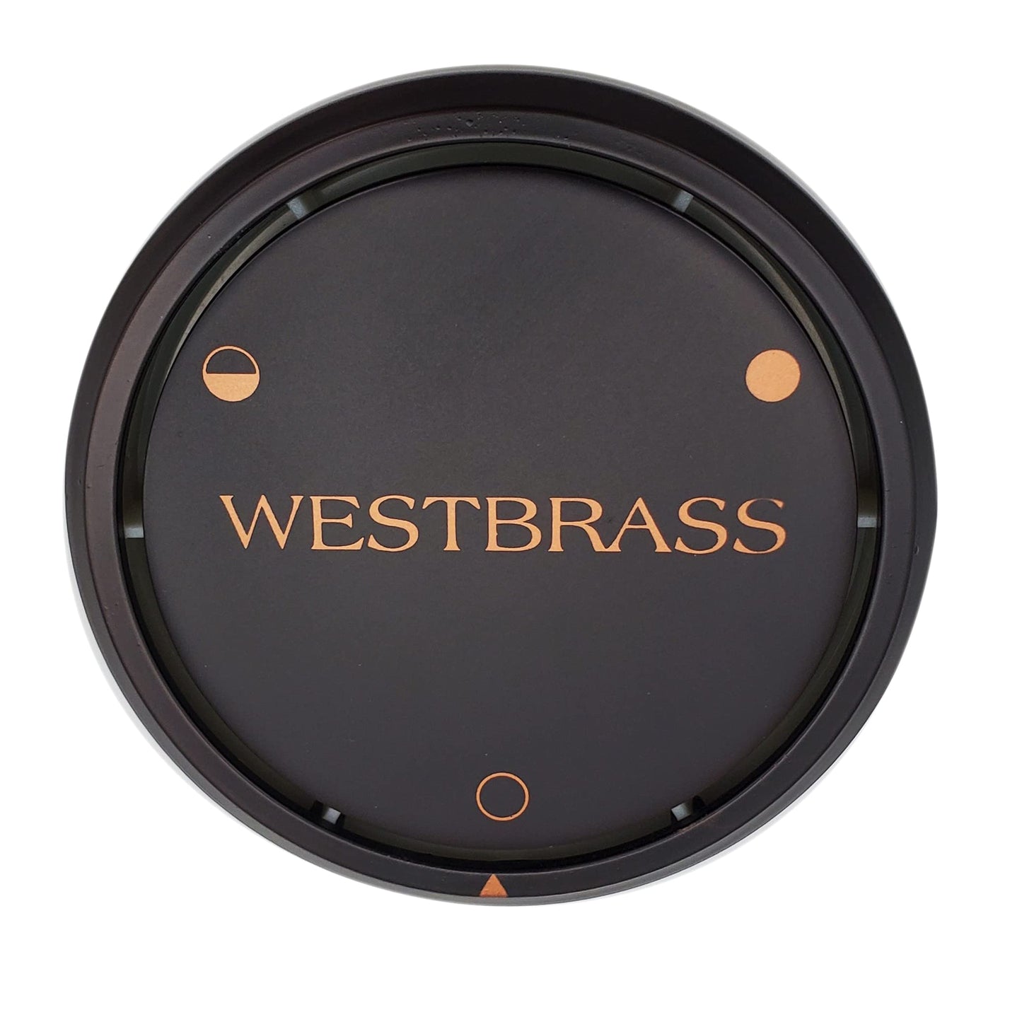 Westbrass D493CHM-12 Universal Patented Deep Soak Round Replacement 2-Hole Bathtub Overflow Cover for Full and Over-Filled Closure, 1 Pack, Oil Rubbed Bronze