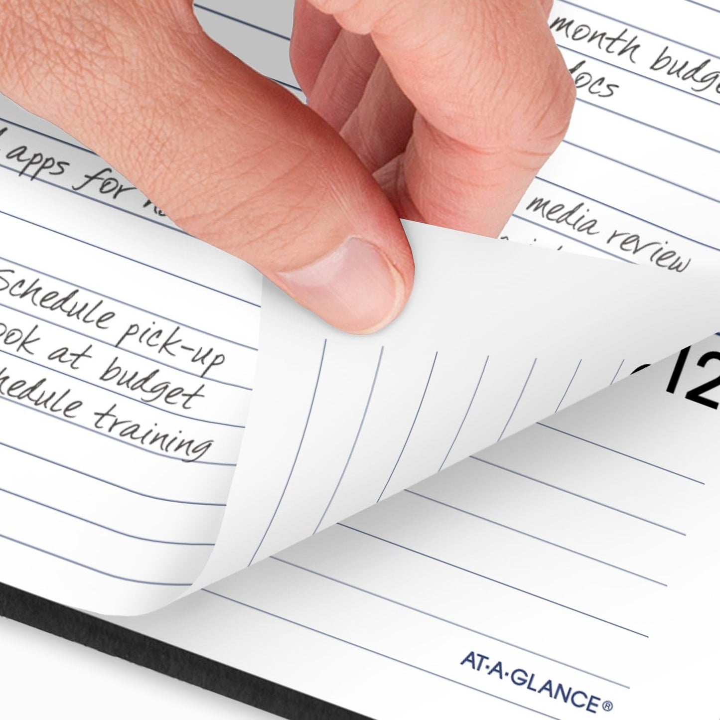 AT-A-GLANCE 2025 Planner, Weekly & Monthly, 7" x 8-3/4", Medium, Executive, DayMinder, Black (G5460025)
