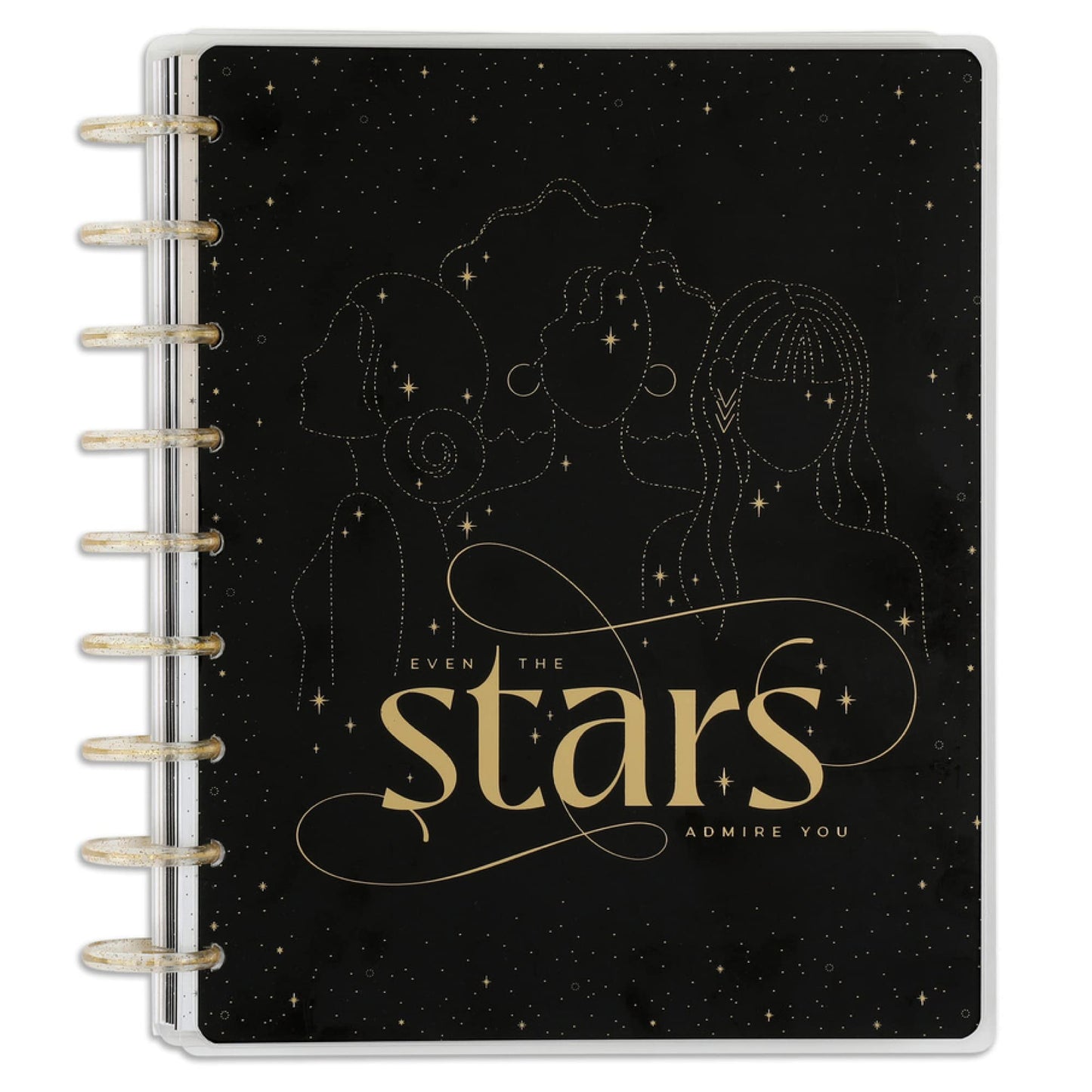 Happy Planner 2023 Daily Planner and Calendar, 12-Month Daily, Weekly, and Monthly Planner, Jan. 2023�Dec. 2023, Monthly Layout, Celestial Theme, Classic Size, 7 Inches by 9 1/4 Inches