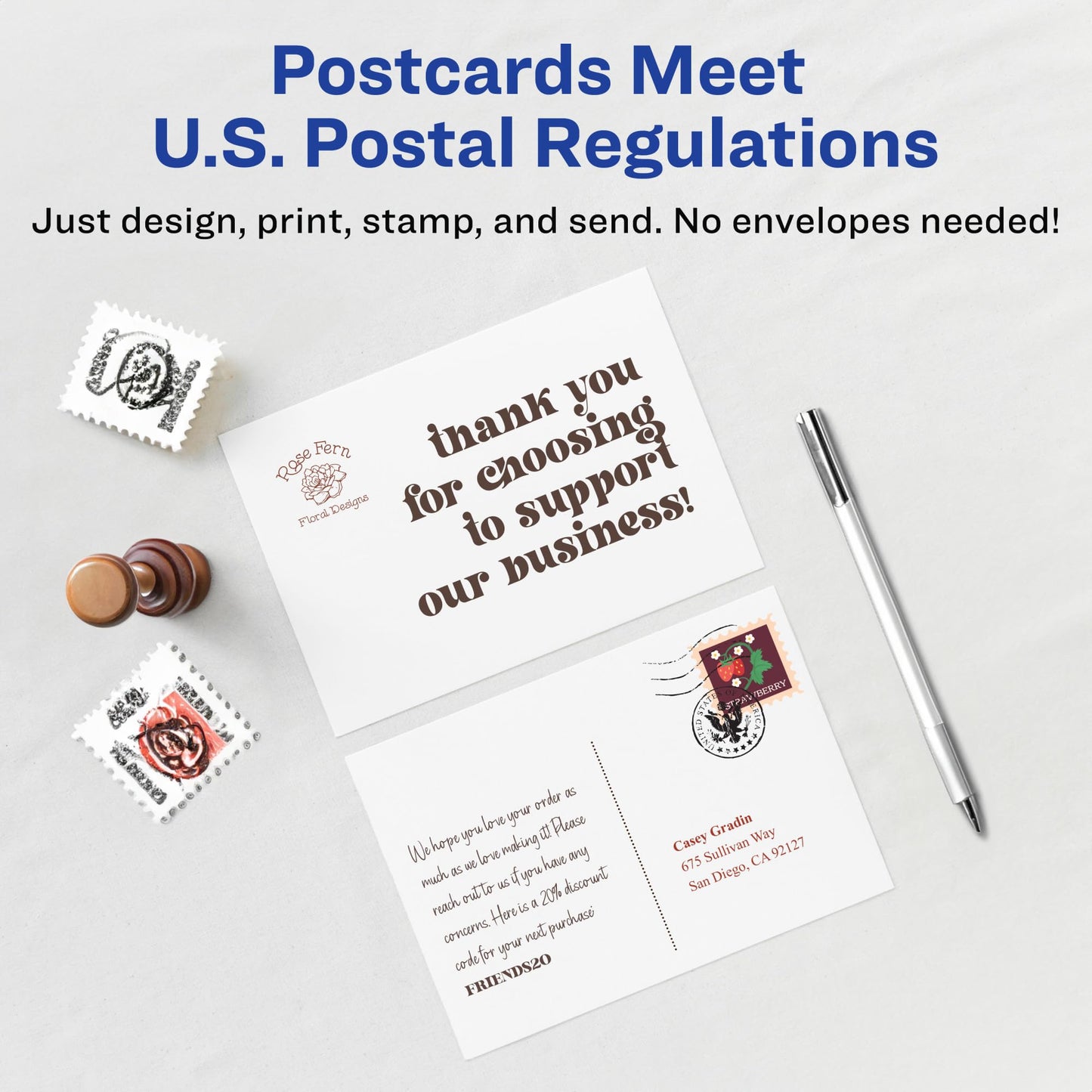 Avery Printable Postcards, 4.25" x 5.5", White, 200 Blank Postcards for Laser Printers (5689)