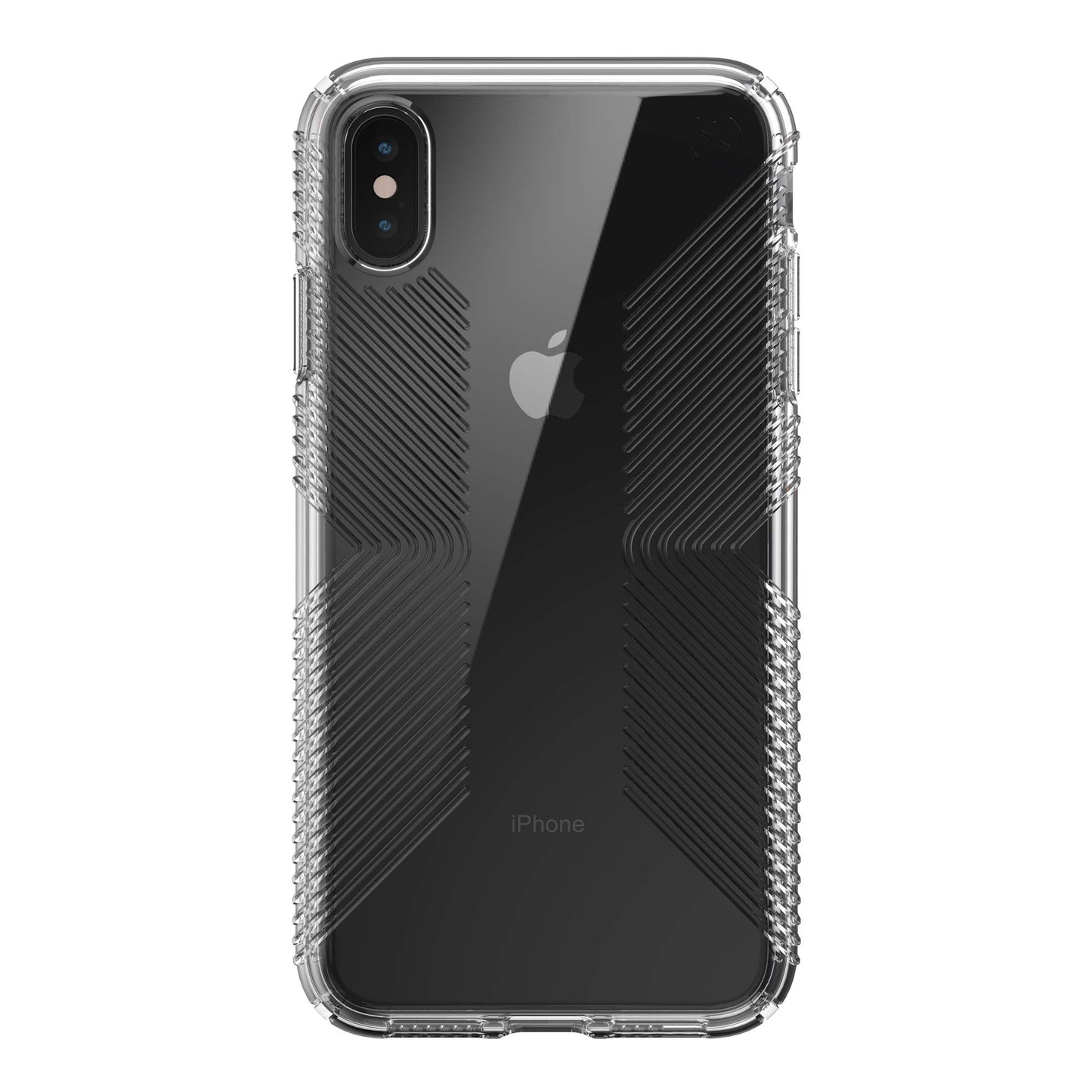 Speck Products Presidio Perfect-Clear with Grip Case, Compatible with iPhone Xs Max, Clear/Clear (136476-5085)