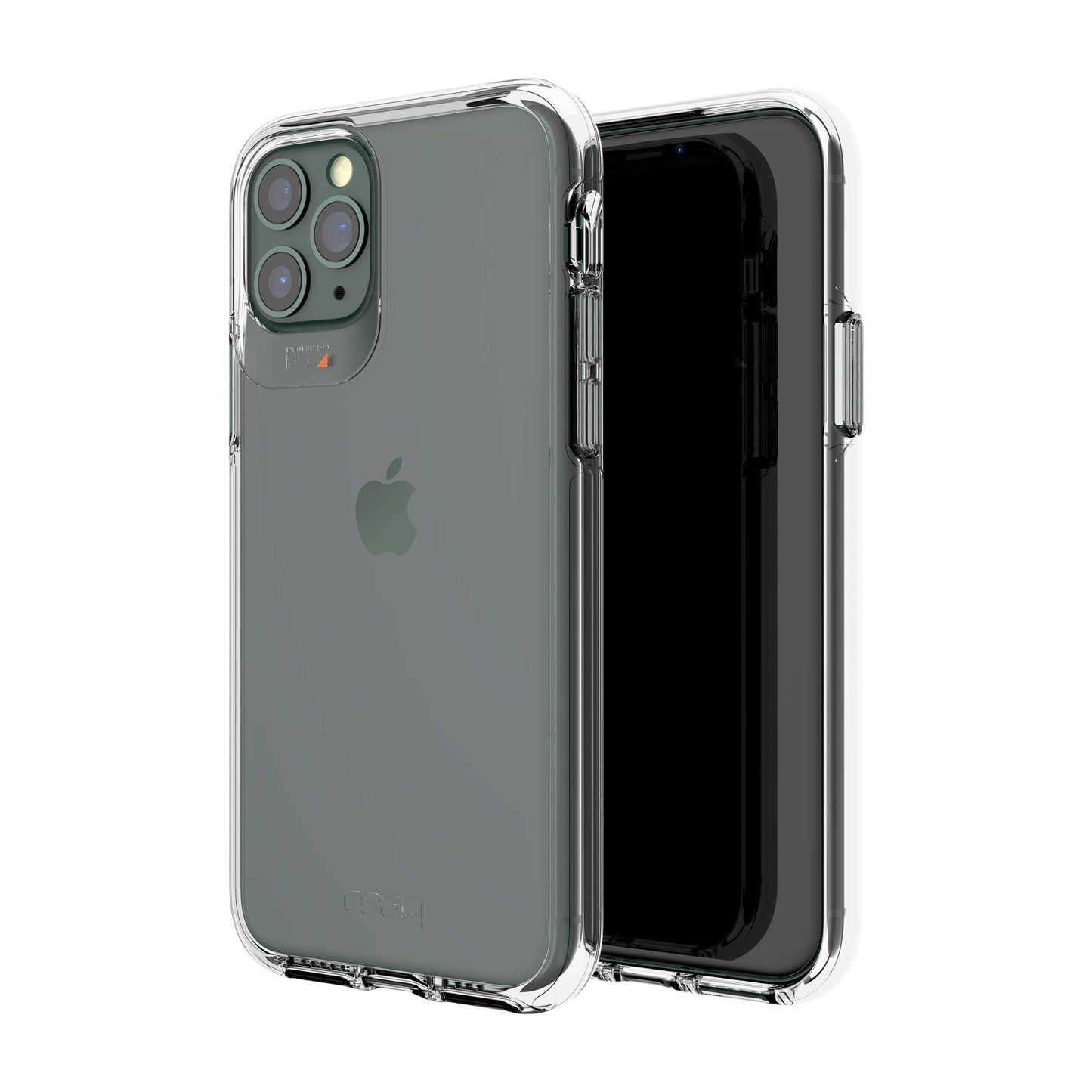 ZAGG Gear4 Crystal Palace Compatible with iPhone 11 Pro Case, Advanced Impact Protection with Integrated D3O Technology, Anti-Yellowing, Phone Cover � Transparent, Crystal Clear (36577)