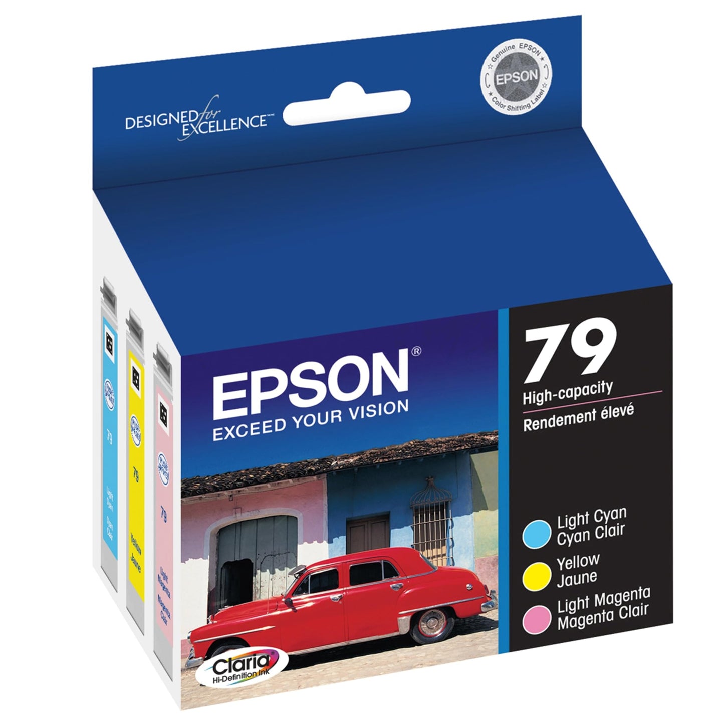 EPSON 79 Claria Hi-Definition Ink Standard Capacity (T079921-S) Works with Artisan 1430, Stylus Photo 1400