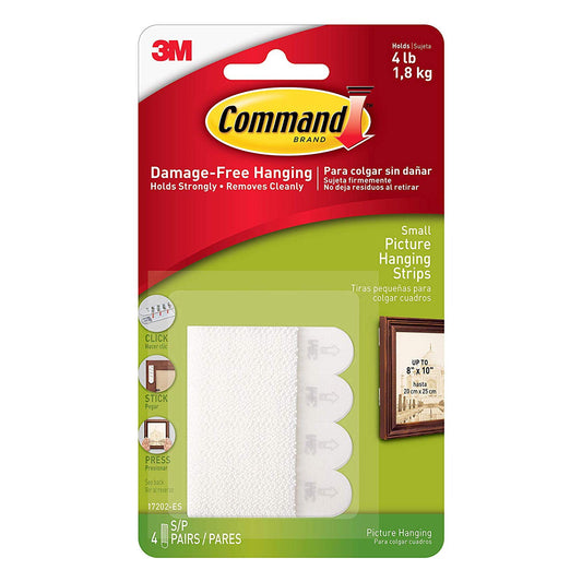 Command Strips 17202 Small Command™ Adhesive Removable Interlocking Fasteners