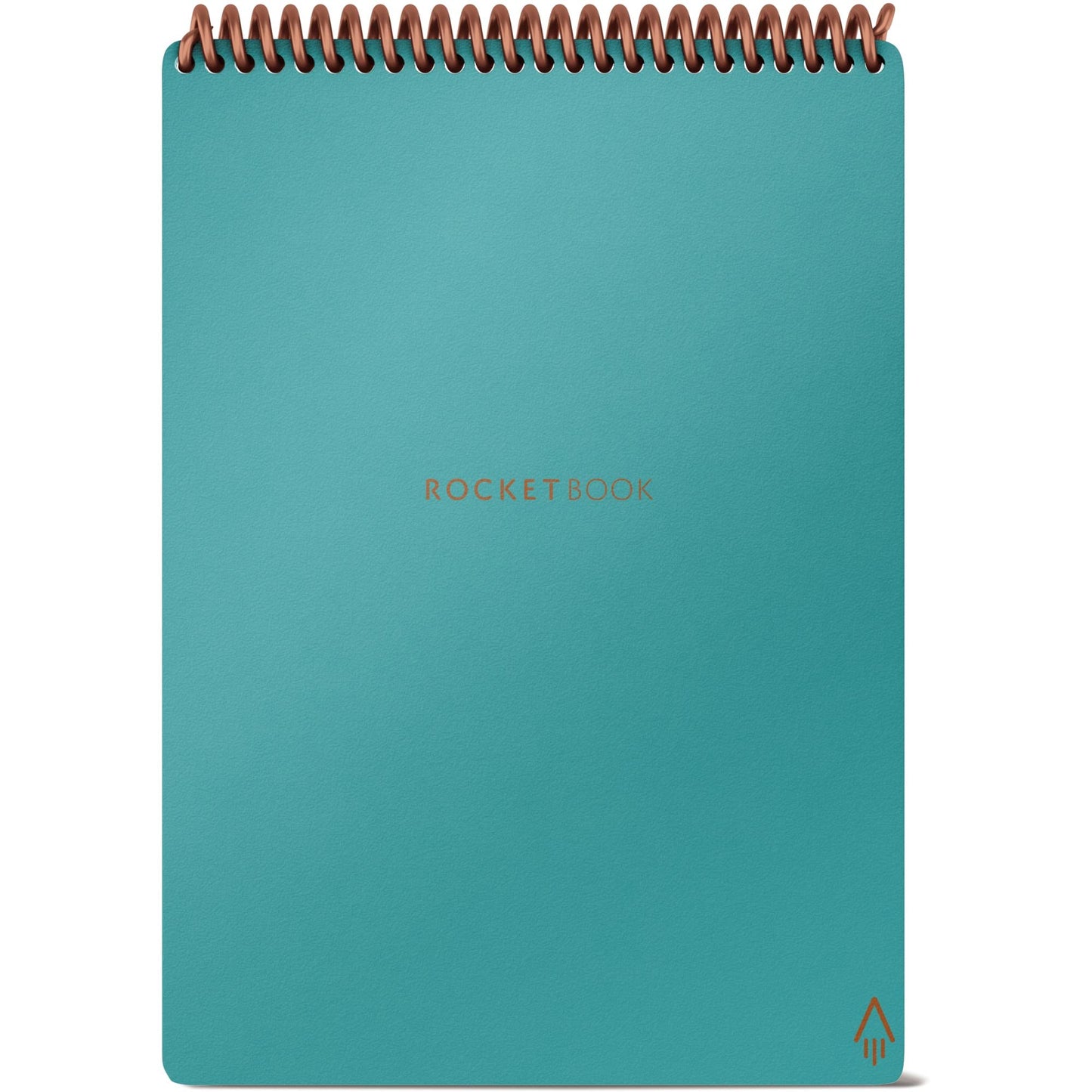 Rocketbook Flip Smart Reusable Executive Size Notepad, 6" x 8-4/5", 1 Subject, Dot-Grid and Line Ruled, 18 Sheets, Teal [Unknown Binding]