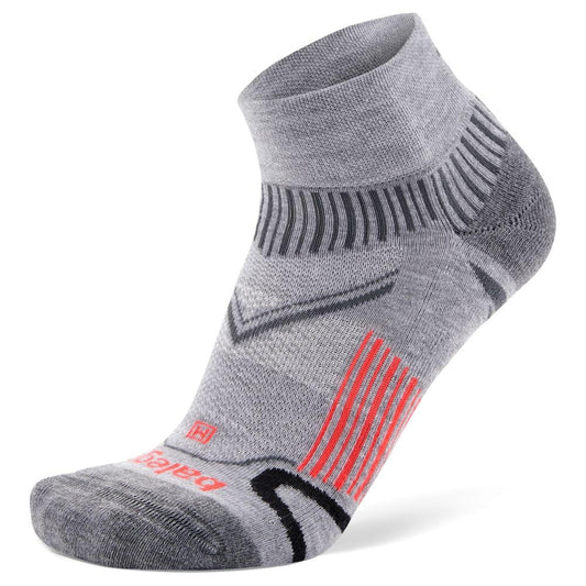 Balega Enduro Arch Support Performance Quarter Athletic Running Socks for Men and Women (1 Pair), Midgrey, Large