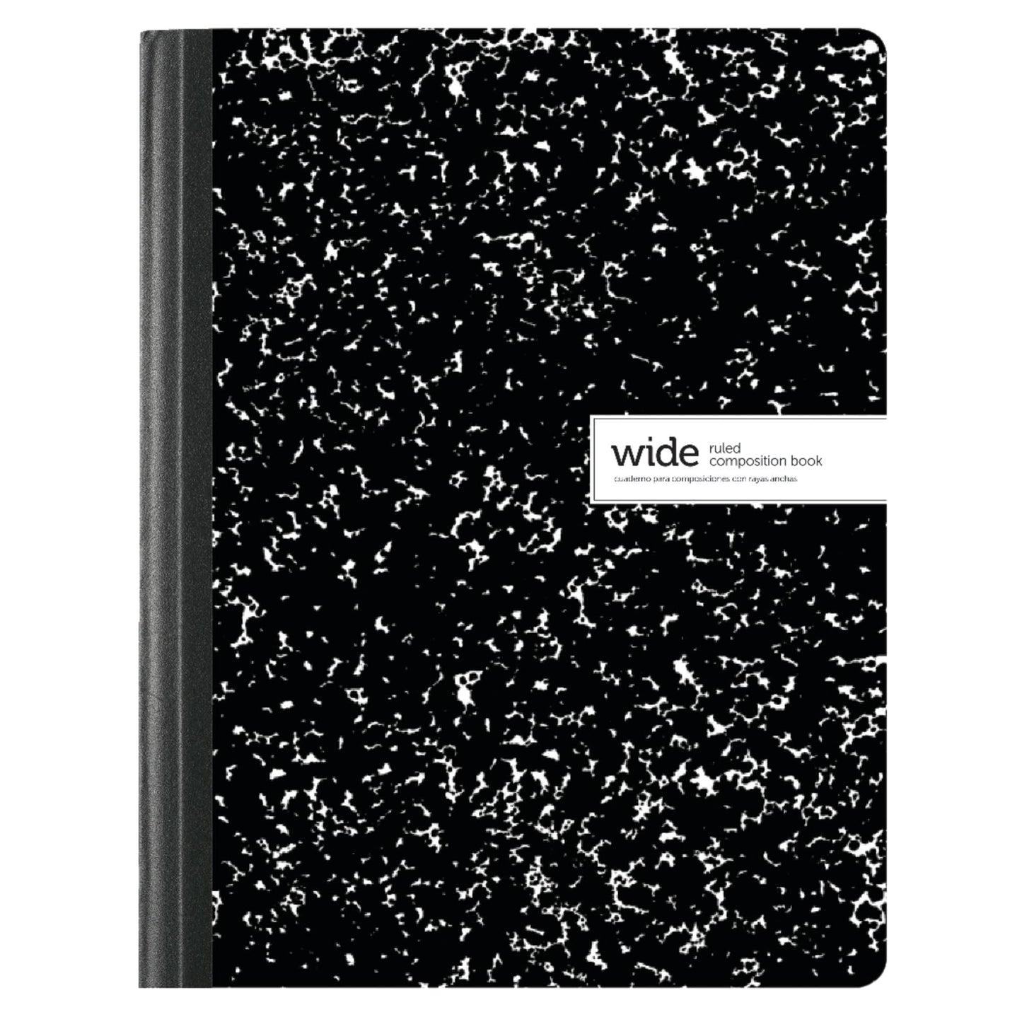 Office Depot Composition Book, 7 1/2in x 9 3/4in, Wide Ruled, 100 Sheets, Assorted Black/White Designs (No Design Choice), 09910 [Office Product]