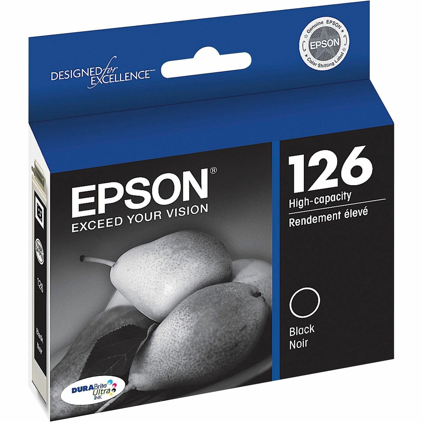 Epson 126 DURABrite Ultra Ink Black Cartridge for WF-3520, WF-3530, WF-3540, WF-520, WF-545, WF-630, WF-633, WF-635, WF-645, WF-7010, WF-7510, WF-7520, WF-840, WF-845 and Other Select Models