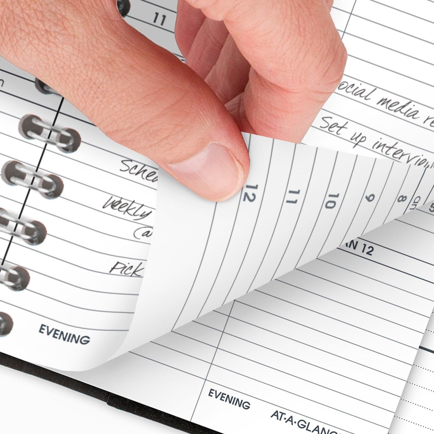 AT-A-GLANCE 2025 Appointment Book Planner, Weekly, Refillable, 3-1/4" x 6-1/4", Pocket Size, Black (700080525)