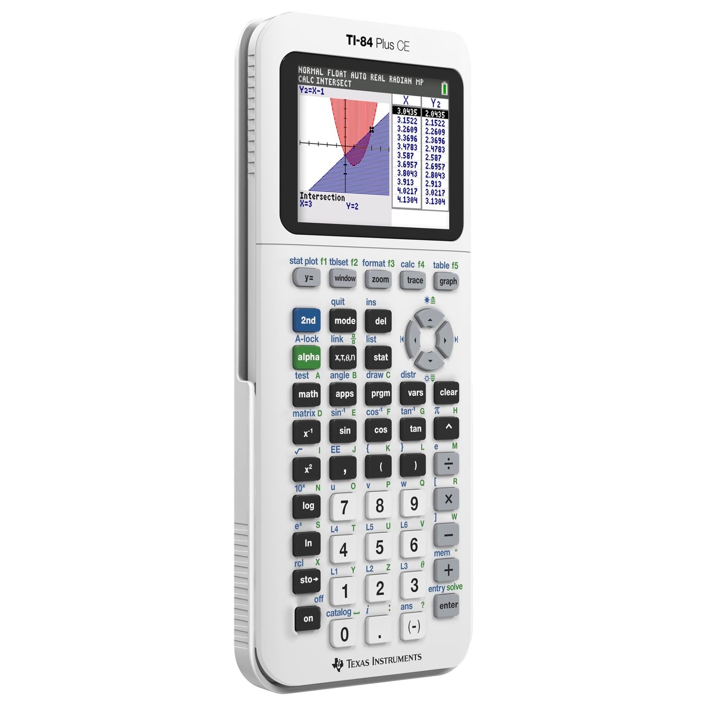 Texas Instruments TI-84 Plus CE Color Graphing Calculator, Bright White