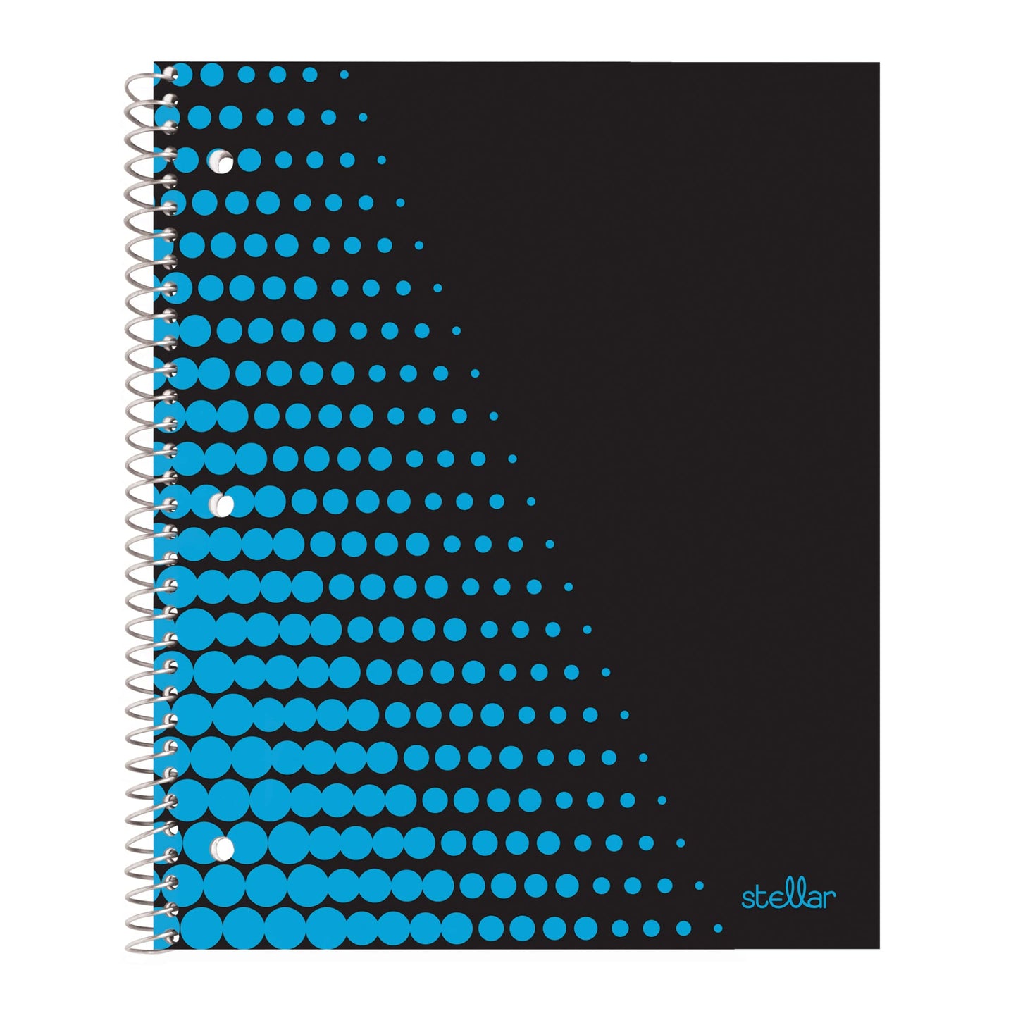 Office Depot� Brand Stellar Poly Notebook, 9" x 11", 1 Subject, College Ruled, 80 Sheets, Neon Blue [Unknown Binding]