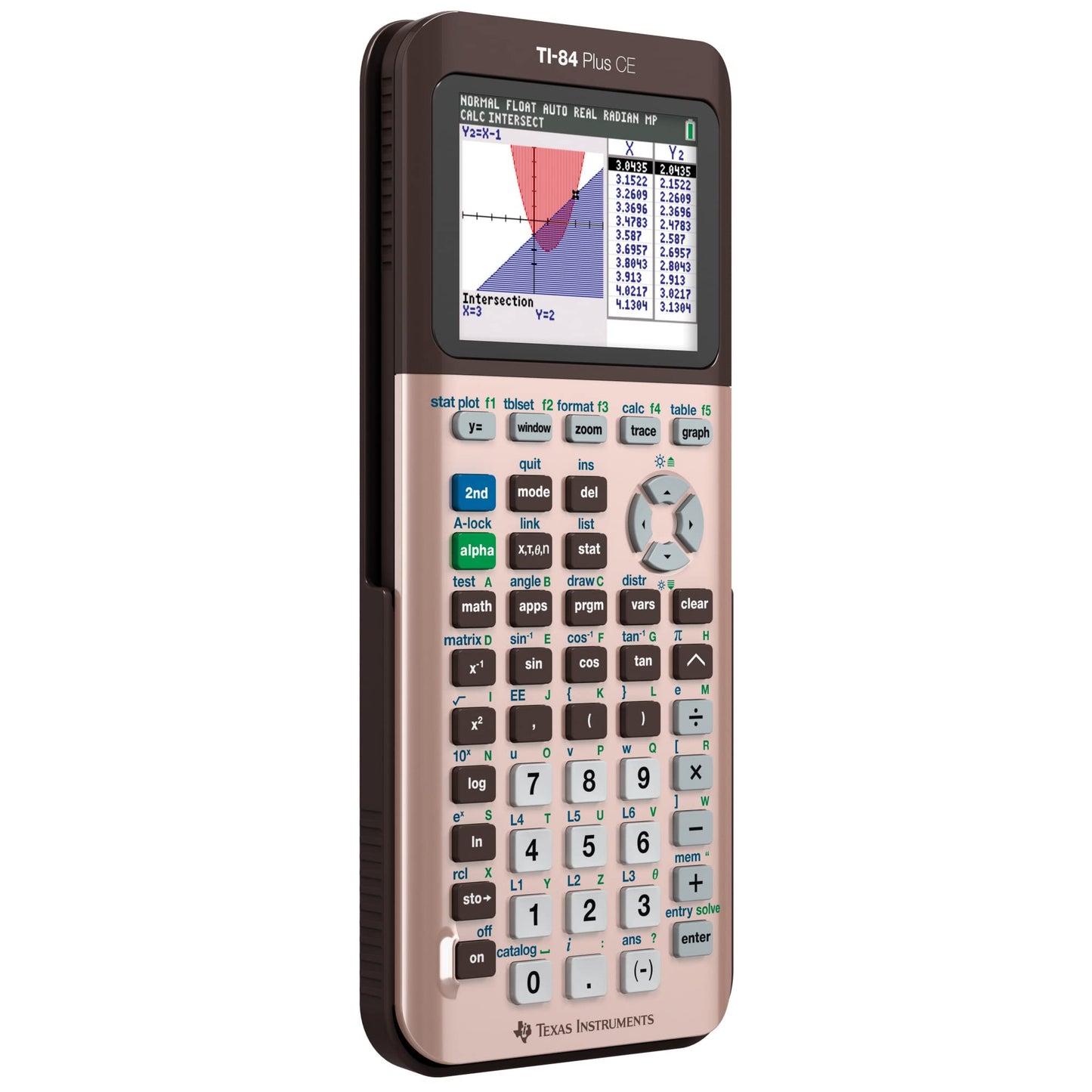 Texas Instruments TI-84 Plus CE Color Graphing Calculator, Rose Gold (Metallic)