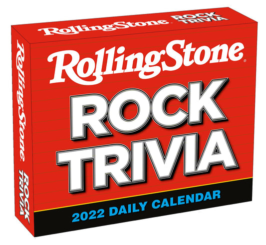 Rolling Stone Rock Trivia 2022 Boxed Daily Calendar