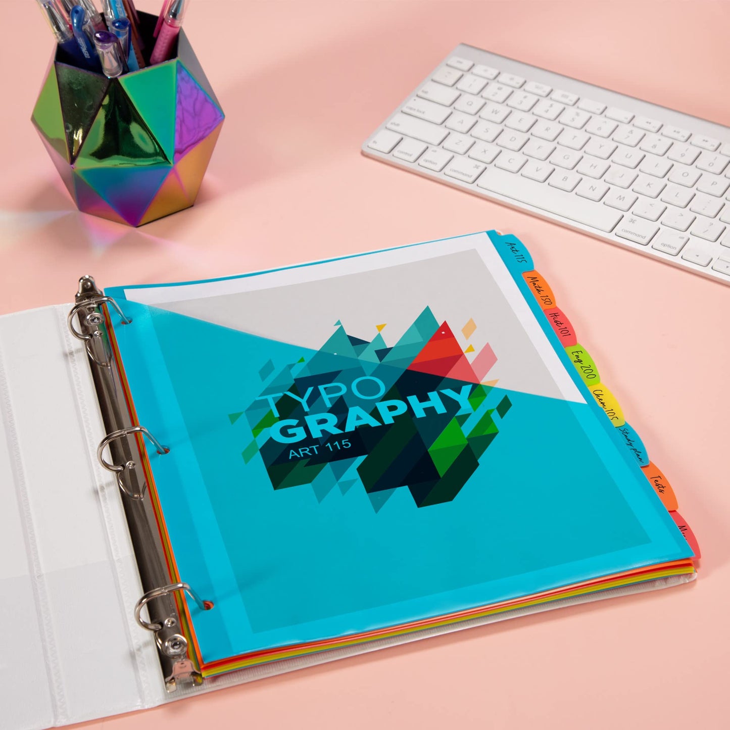 Avery Write & Erase Durable Plastic Dividers with Pockets
