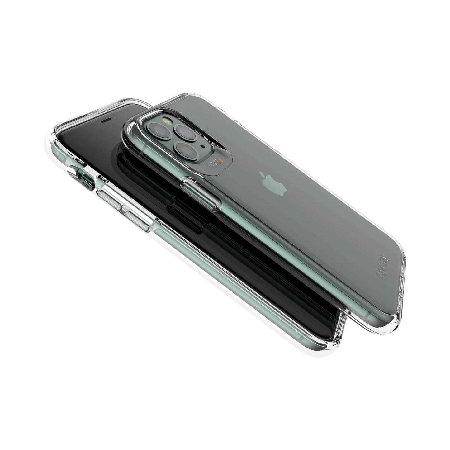 ZAGG Gear4 Crystal Palace Compatible with iPhone 11 Pro Case, Advanced Impact Protection with Integrated D3O Technology, Anti-Yellowing, Phone Cover � Transparent, Crystal Clear (36577)