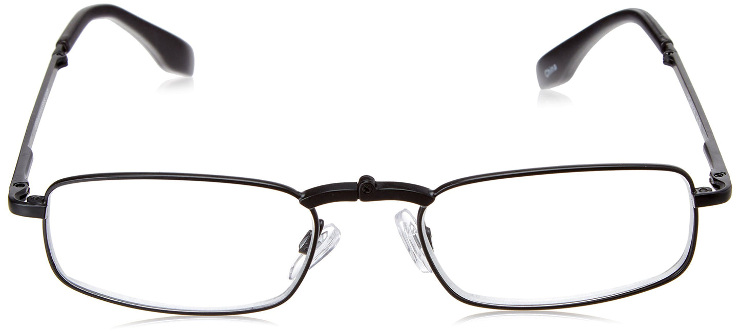 Dr. Dean Edell Pocket Reading Glass with Black Flat Folder, 2.50, 0.200 Ounce