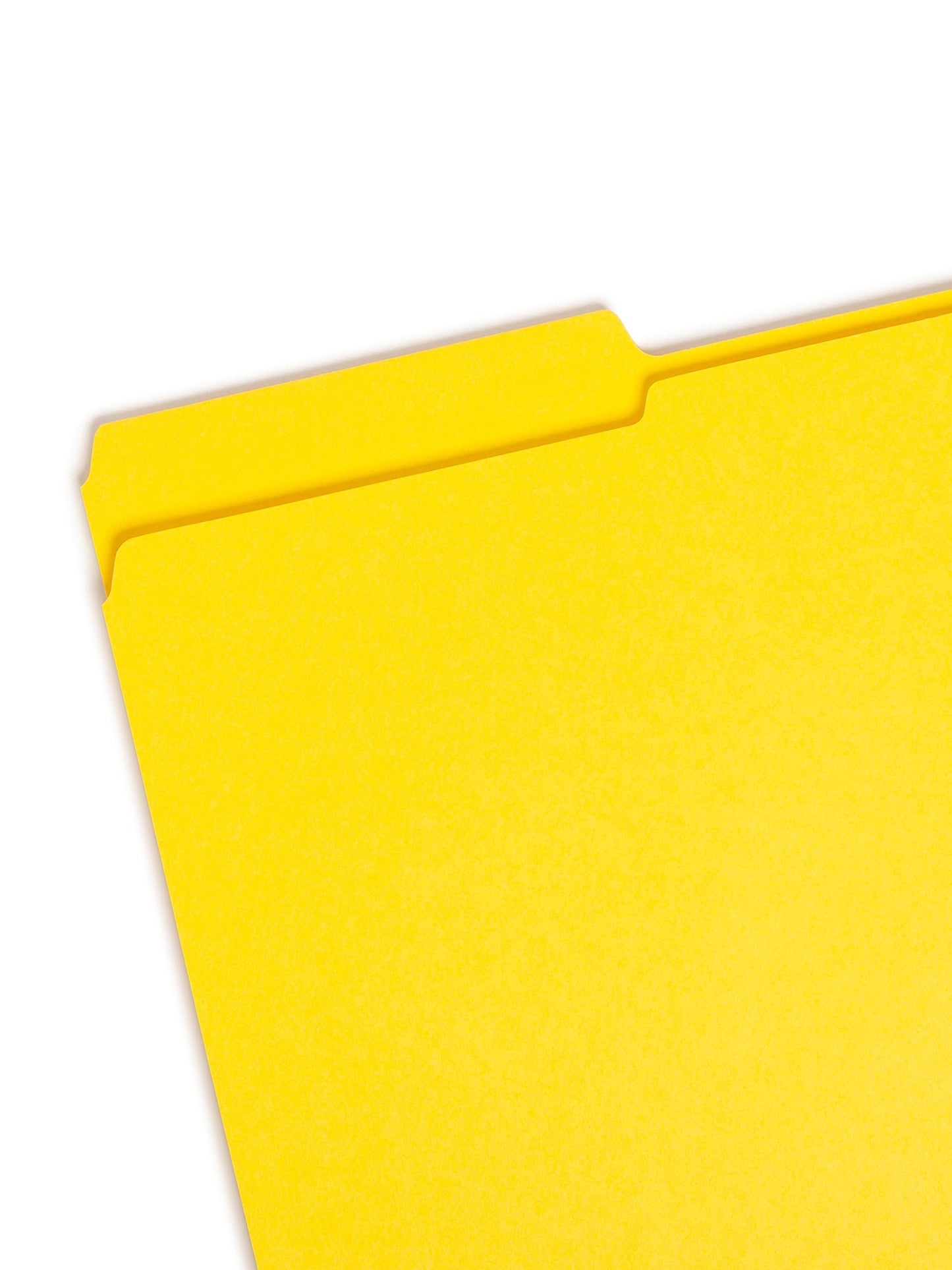 Smead File Folder, Reinforced 1/3-Cut Tab, Legal Size, Yellow, 100 per Box (17934)