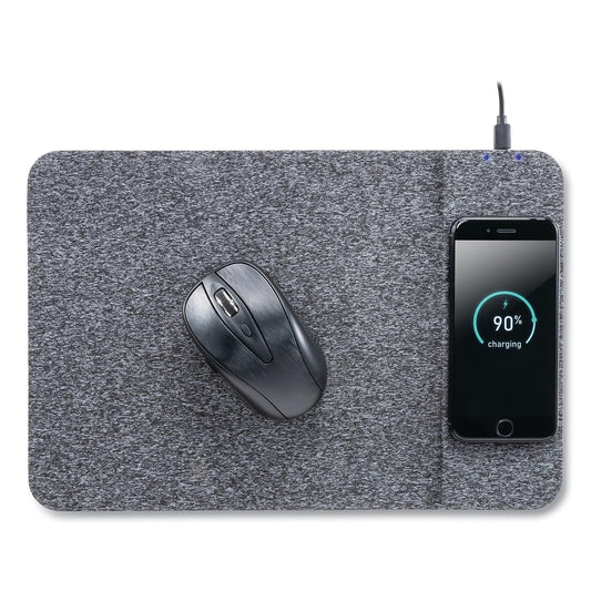 Allsop ALS32192 Powertrack Wireless Charging Mousepad, Black