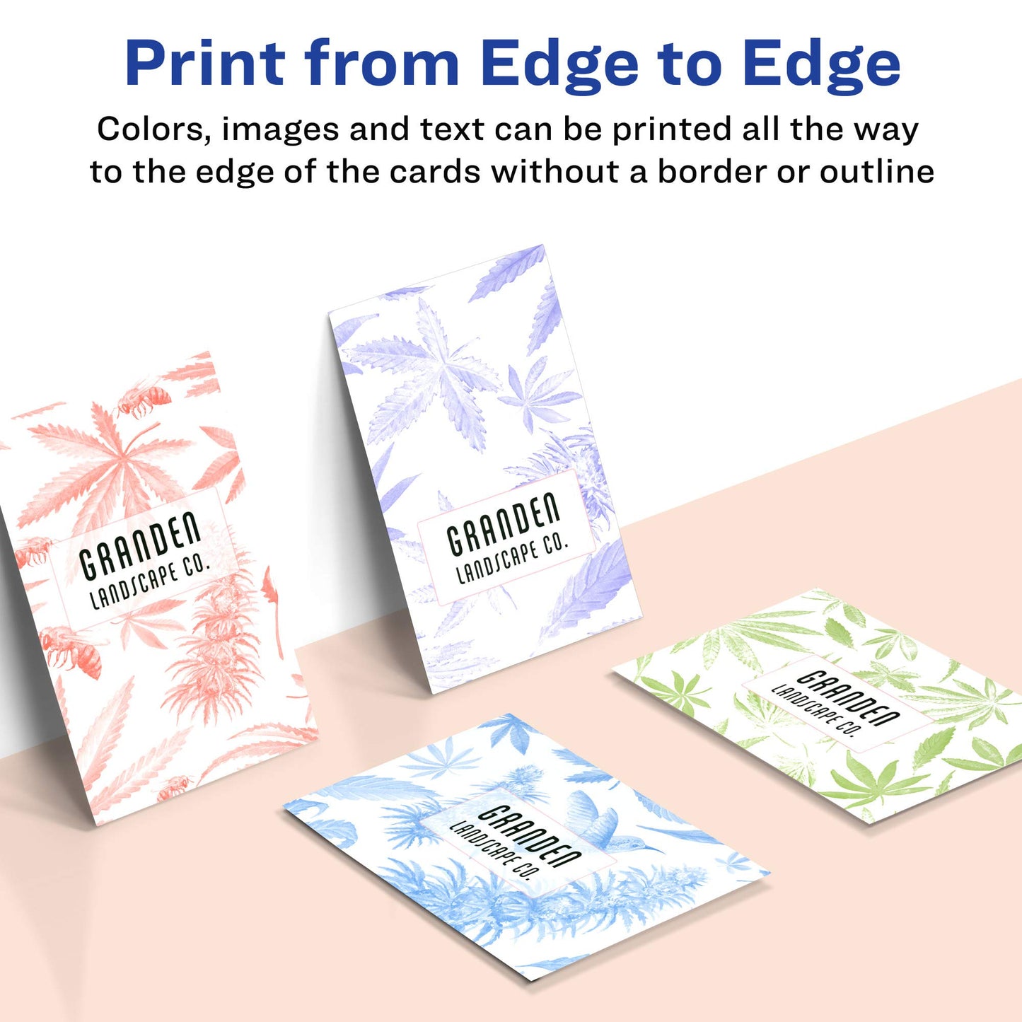 Avery Printable Small Tent Cards, 2" x 3.5", Two-Sided Printing, Matte White, 2 Pack, 320 Cards Total (5812)