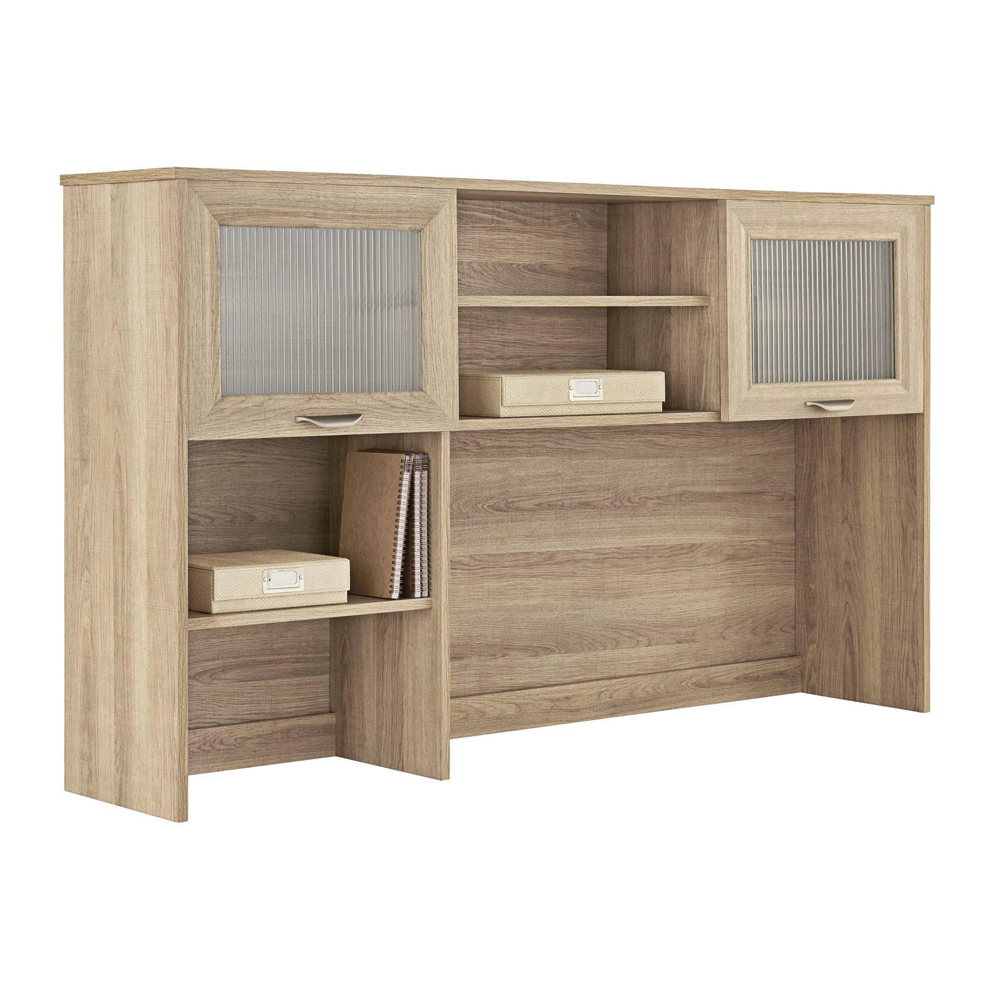 Realspace� Magellan 58" Hutch for Corner/L-Desk, Blonde Ash