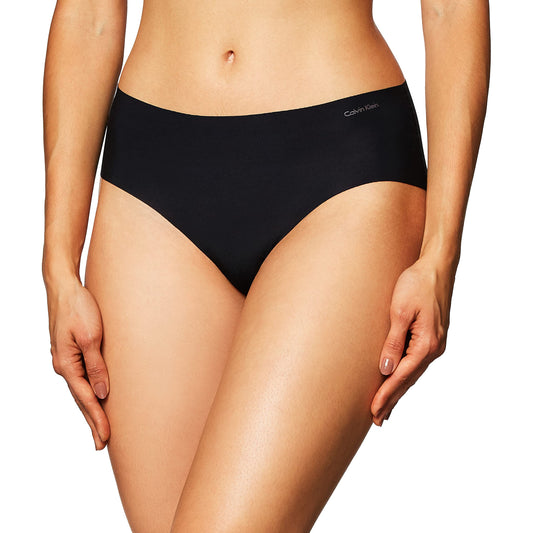 Calvin Klein Women's Invisibles Hipster, Black, 1SZ