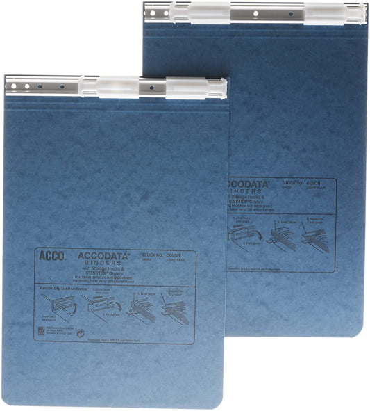 ACCO Data Processing Binder, 6-Inch Cap, 8-1/2 x 11 Inches, Blue (ACC54052)