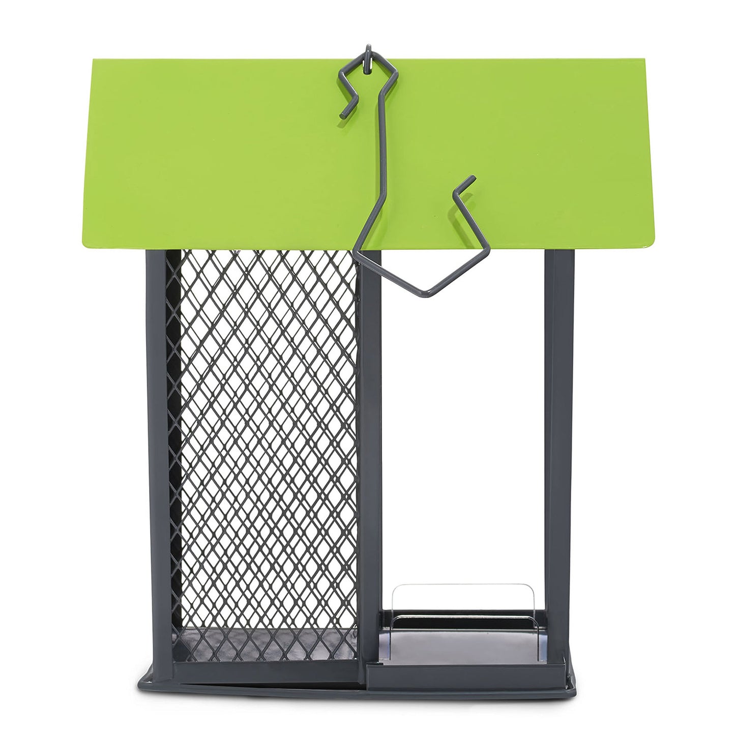 Perky-Pet 420 Gray Seed Duo Wild Bird Feeder, Gray & Green