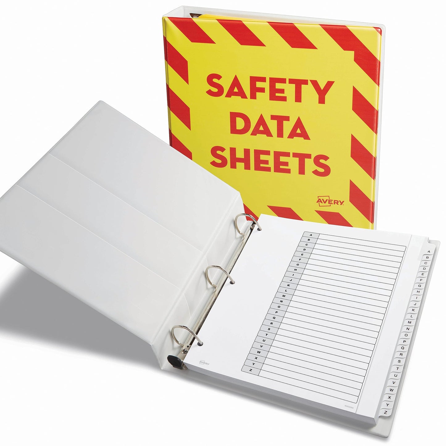 Avery 16176 Write & Erase Big Tab Plastic Dividers w/Slash Pocket, 5-Tab, Letter (Pack of 2)