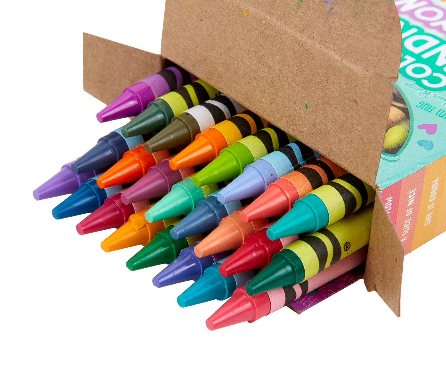Crayola Colors of Kindness, Pack of 24 Crayons, 24 Count (Pack of 1), Assorted Piece