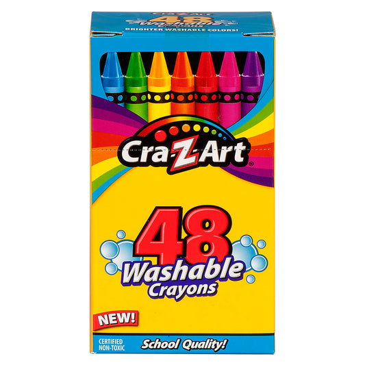 Cra-Z-Art Washable Crayons, 48 Count (10222)
