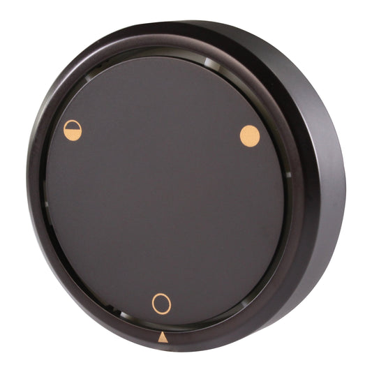 Westbrass D493CHM-12 Universal Patented Deep Soak Round Replacement 2-Hole Bathtub Overflow Cover for Full and Over-Filled Closure, 1 Pack, Oil Rubbed Bronze