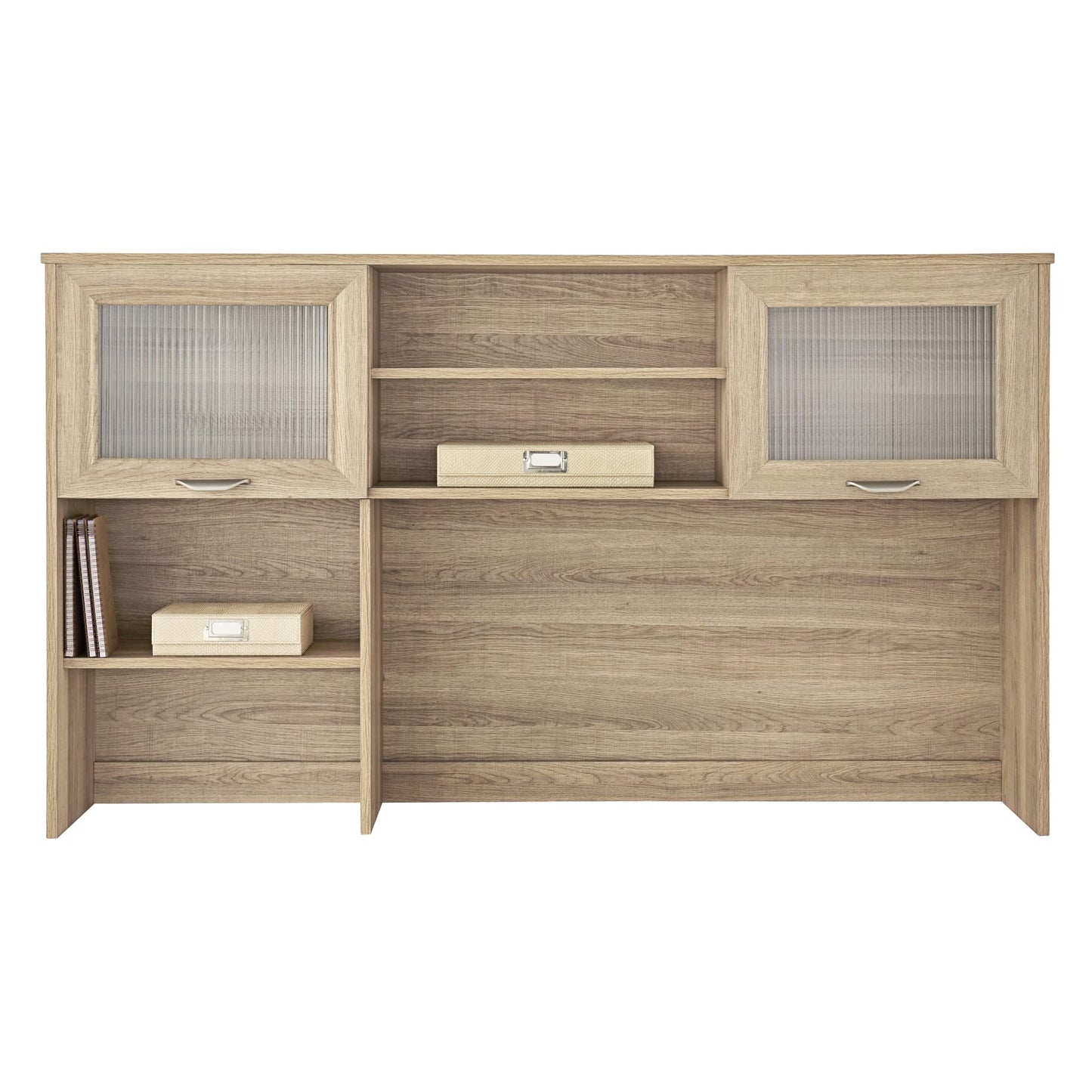 Realspace� Magellan 58" Hutch for Corner/L-Desk, Blonde Ash