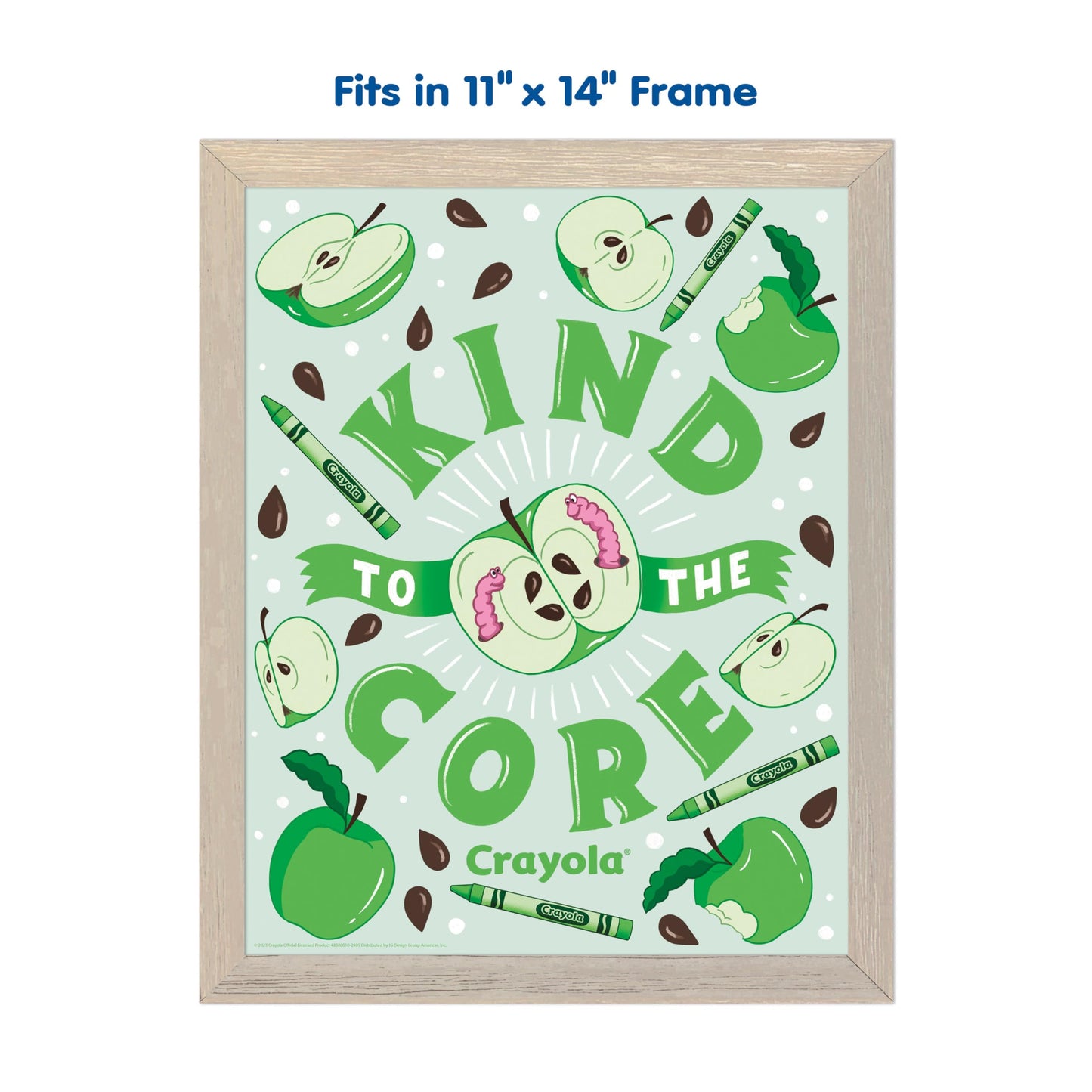 Eureka Crayola Colors of Kindness Mini Classroom Poster Set for Teachers, 11" x 14", 8 Pieces