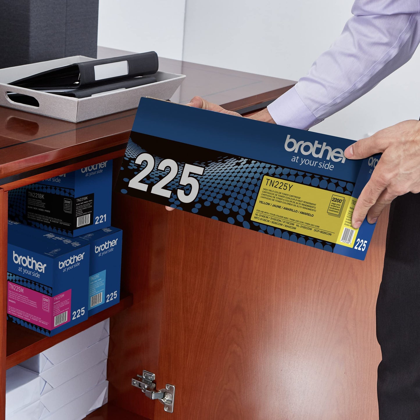 Brother Printer TN225Y High Yield Yellow Toner Cartridge