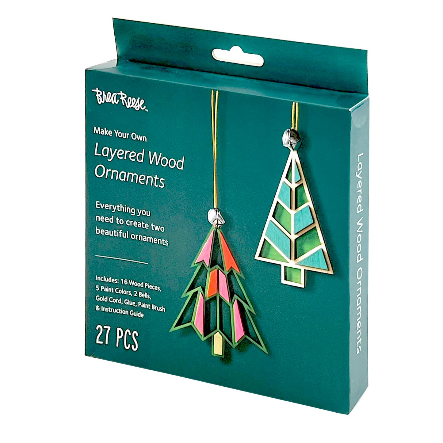 Brea Reese® Layered Wood Ornament Kit, Green