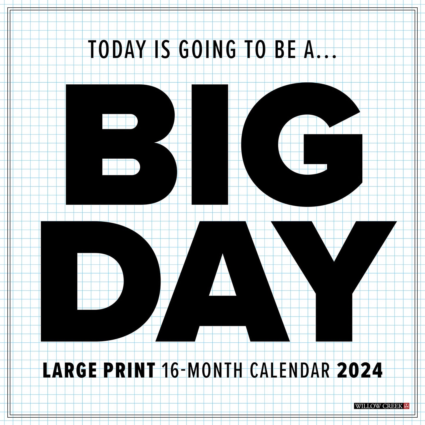 Willow Creek Press Big Day 2024 12" x 12" Wall Calendar