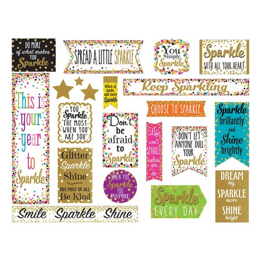 Teacher Created Resources Sparkle and Shine Mini Bulletin Board Set, Confetti